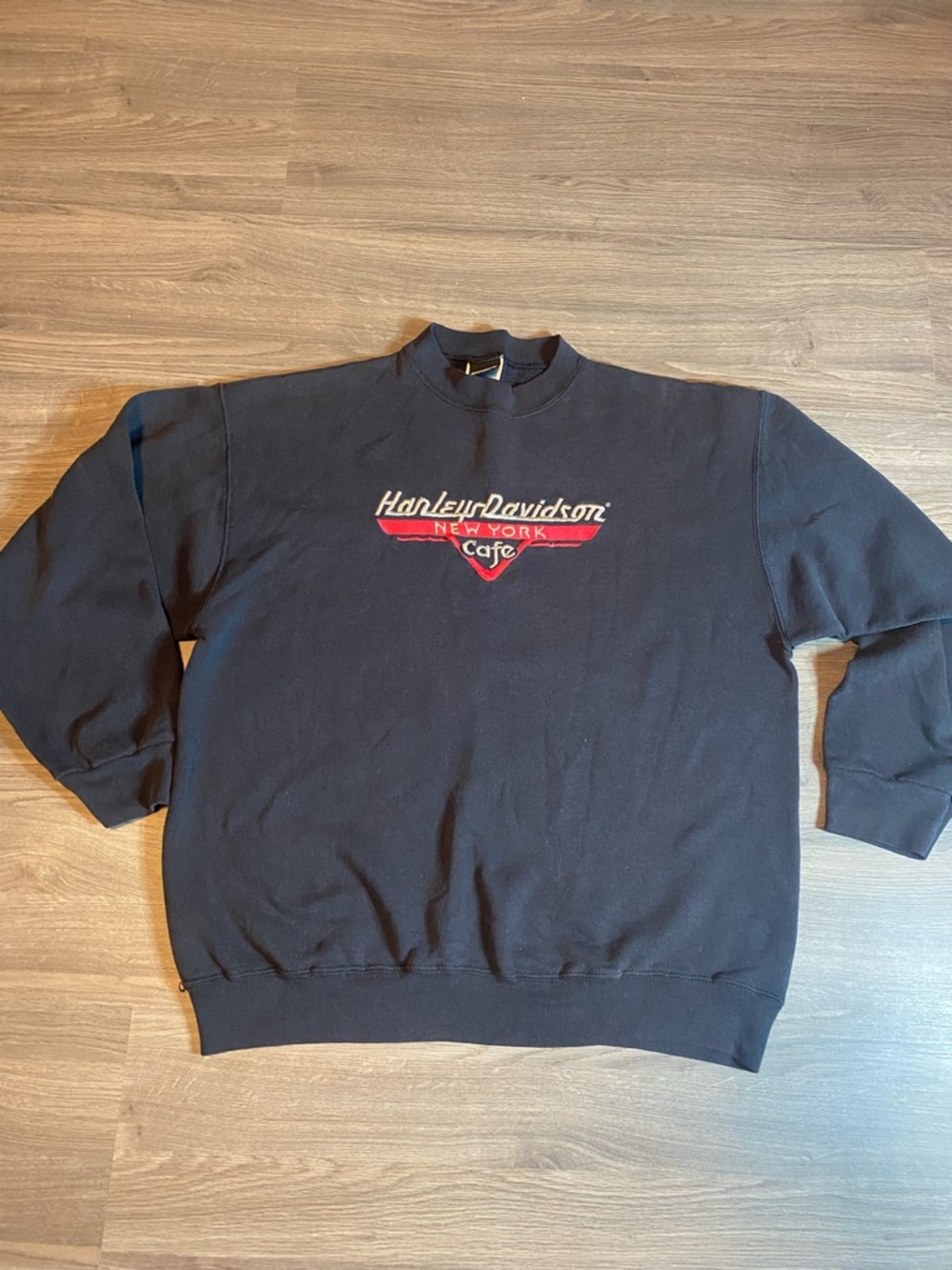 Harley-Davidson Black Crewneck “Harley Davidson Cafe”
